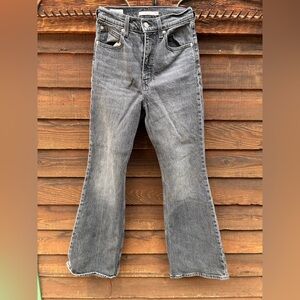 Levi's Black Faded Flare Jeans